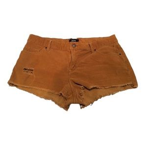 [BDG] Corduroy Cutoff Shorts, Mustard, Sz 31
